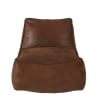 Sessel ohne Armlehnen für Sofa mit Bezug aus Wildlederimitat, braun